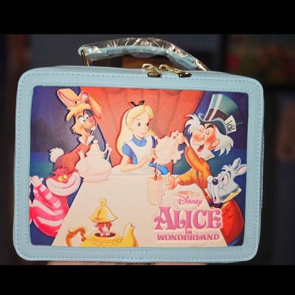 Loungefly Alice in Wonderland Light Blue Crossbody Bag